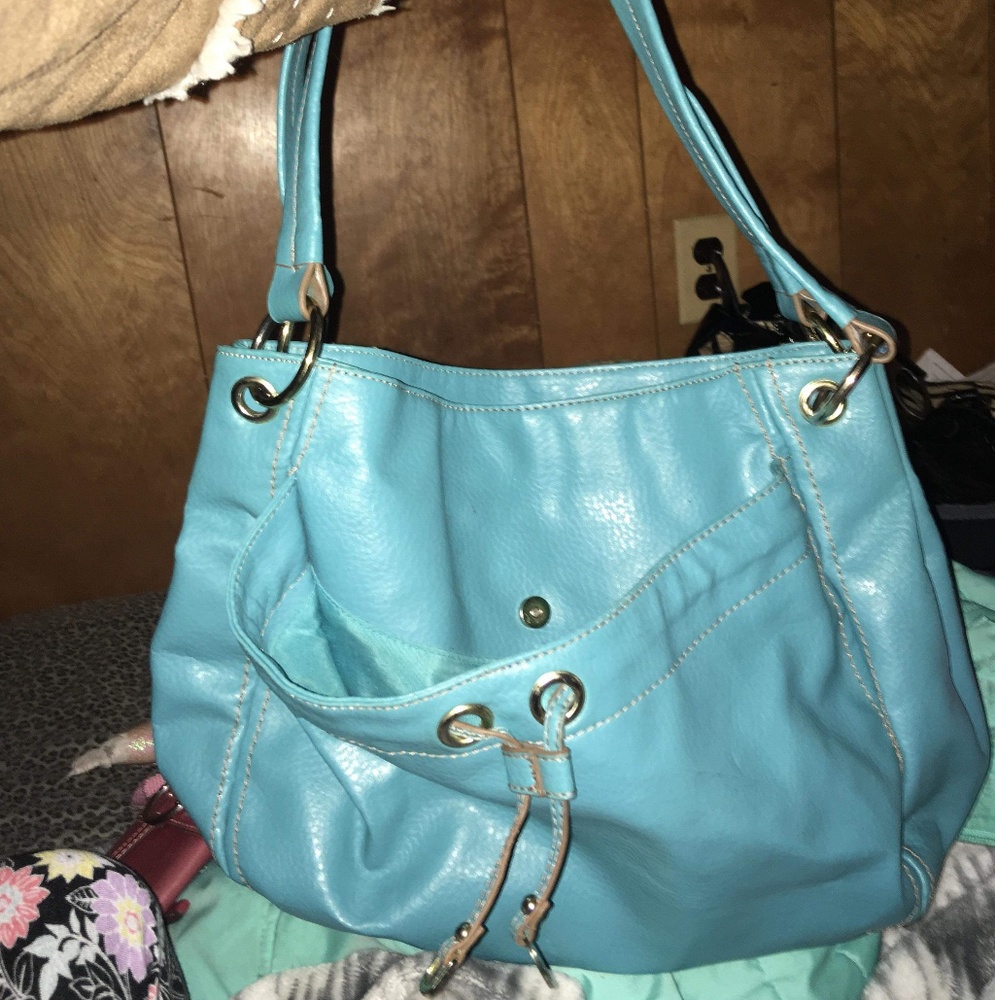 Teal/turquoise purse - Picture 1 of 3